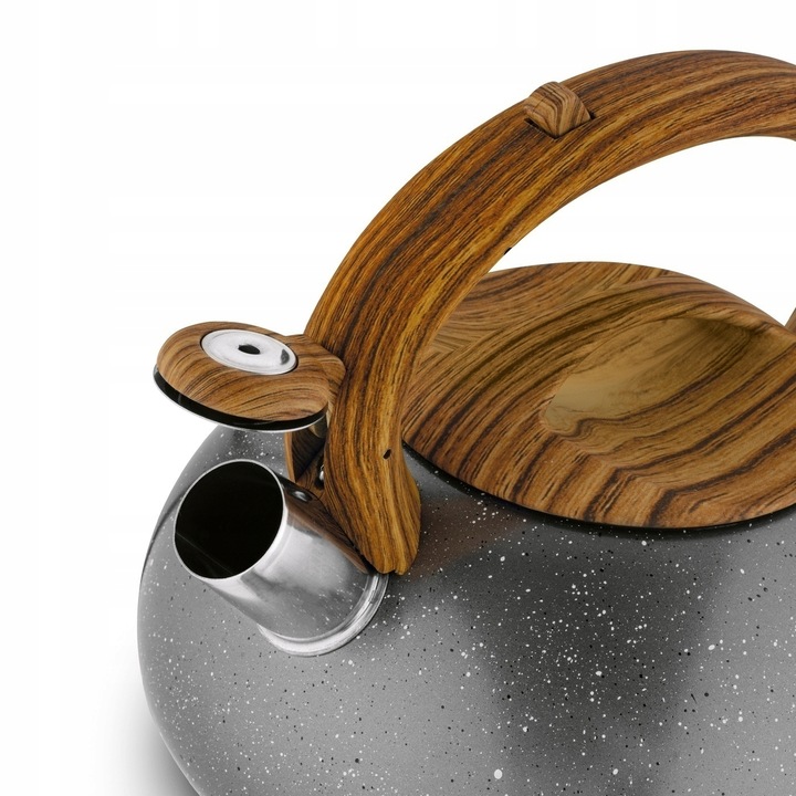 CZAJNIK z Gwizdkiem na GAZ Indukcja STALOWY DUŻY KonigHOFFER Otis 3L