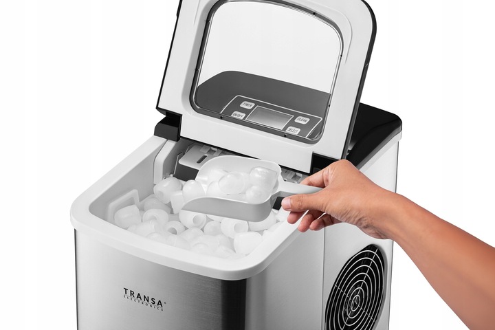 Kostkarka do lodu Maszyna do kostek Icely Automatyczna 12 kg / 24 h