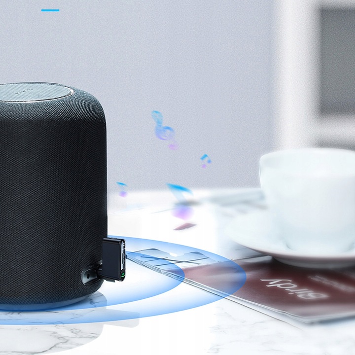 TRANSMITER SAMOCHODOWY BLUETOOTH AUX BASEUS ZESTAW GŁOŚNOMÓWIĄCY +