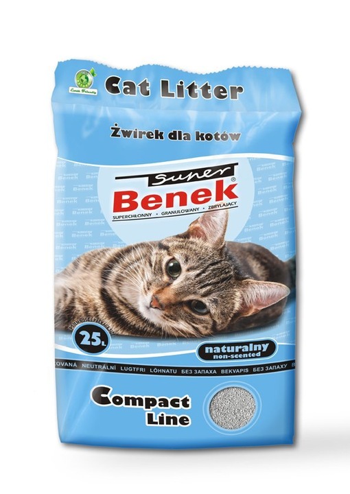 Żwirek Super Benek Compact 25l