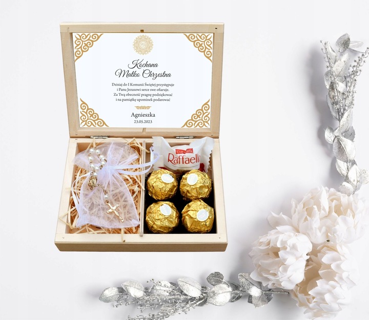 Podziękowanie dla Chrzestnych Dziadków Komunia Św