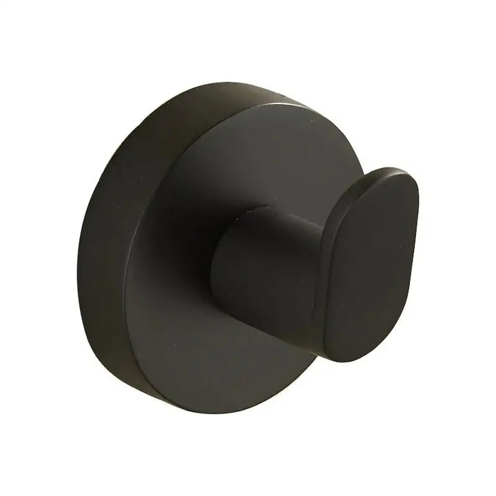 MEXEN TIBER POJEDYNCZY HACZYK NA RĘCZNIKI CZARNY