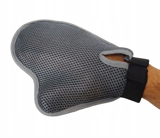 Rękawica SZCZOTKA do czesania sierści psa kota