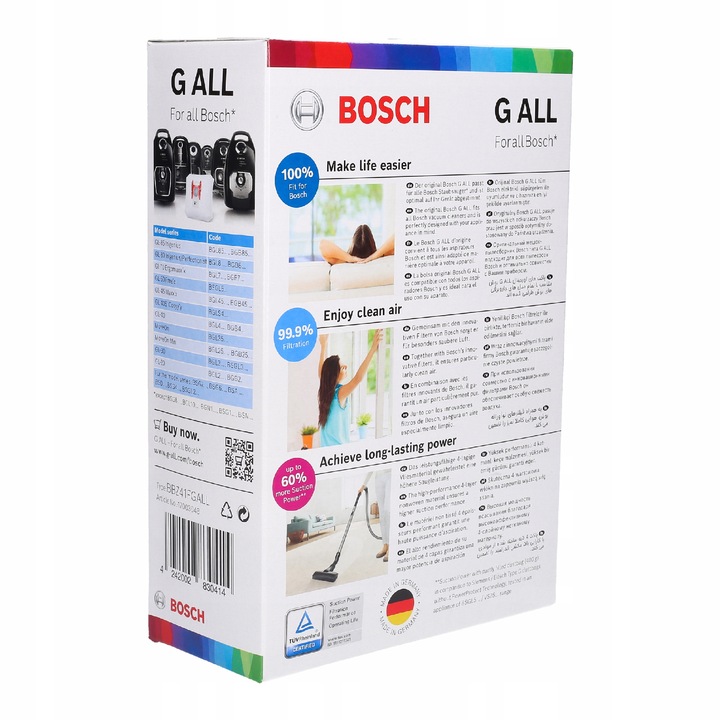 ZESTAW 12szt WORKI SYNTETYCZNE Bosch G ALL BBZ41FGALL za 17003048