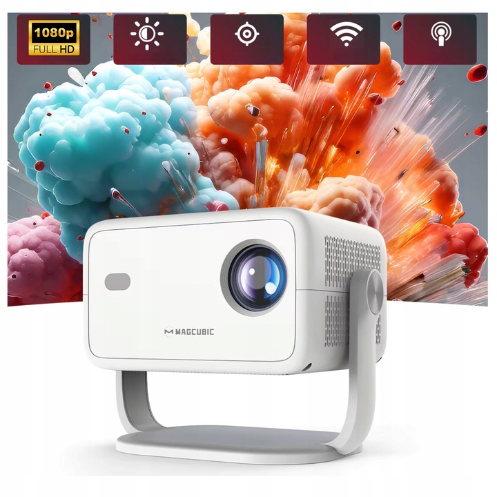 PROJEKTOR SMART MULTIMEDIALNY MAGCUBIC L018 4K WIFI TV GŁOŚNIK BT 2025