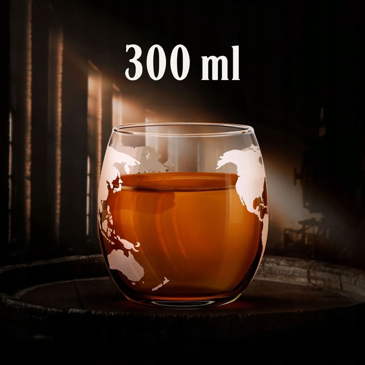 Zestaw do Whisky Karafka z Kranikiem Statek 4 Szklanki Prezent dla Faceta