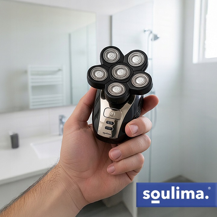 Golarka Męska SOULIMA Maszynak Elektryczna do Golenia 6w1 Trymer Brody