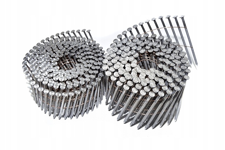 Gwoździe do gwoździarki BĘBNOWE 2,5x70mm 3600szt Łączone drutem