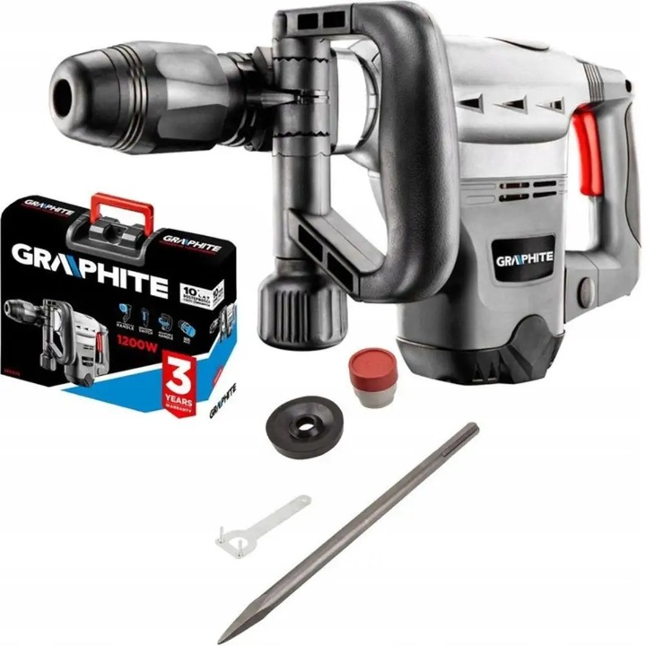 Młot wyburzeniowy 1200W 15J GRAPHITE