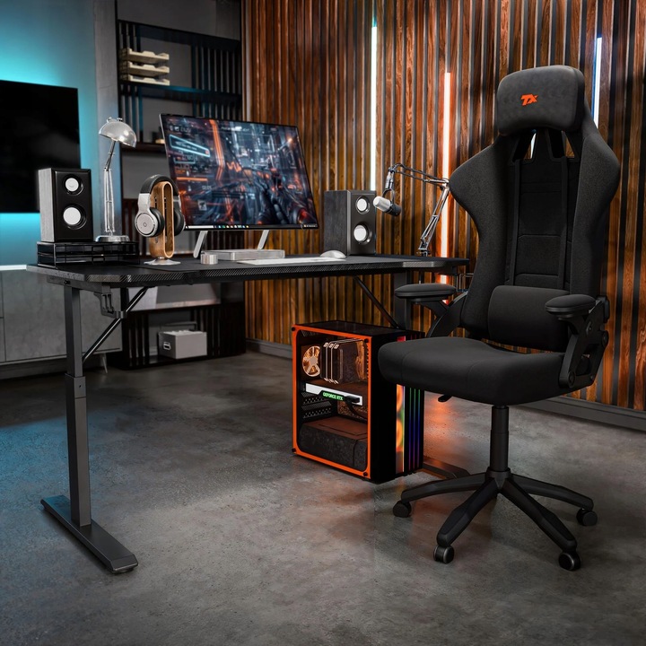 Biurko Gamingowe Regulowane 120x60cm Wysokość 56-79cm VECTOR TREX