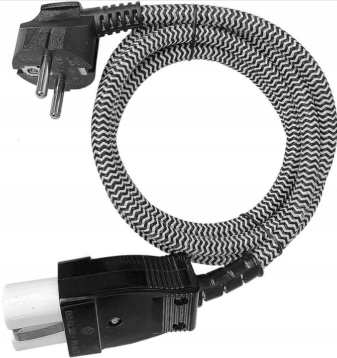 PRZEWÓD SZNUR KABEL DO PRODIŻA OPIEKACZA PIEKARNIKA 1,8M W OPLOCIE