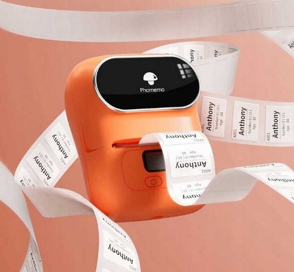 Phomemo M110 termiczna drukarka etykiet termicznych z Bluetooth Android IOS