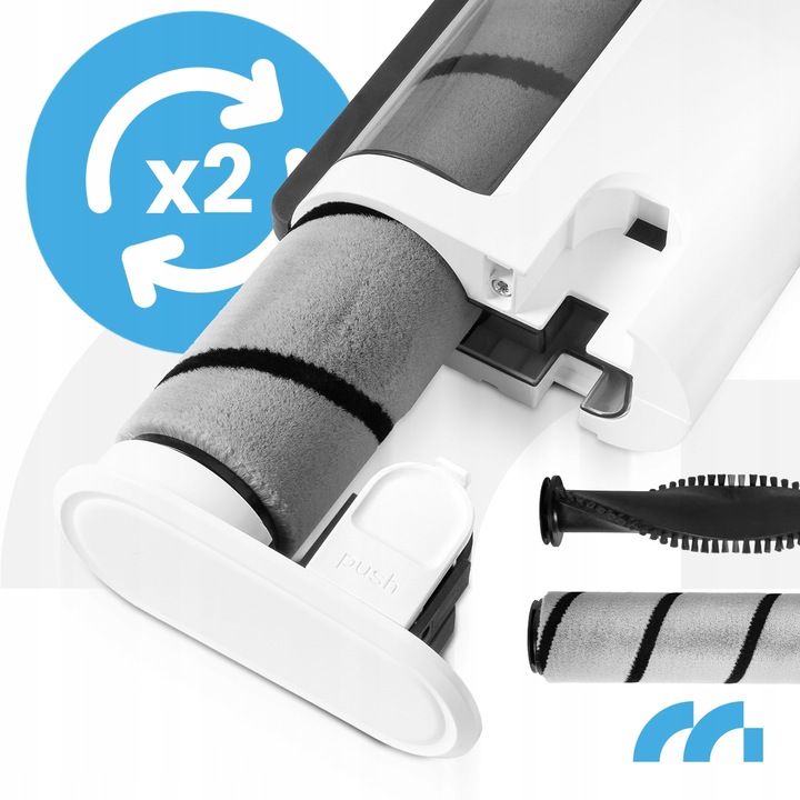 ODKURZACZ BEZPRZEWODOWY PIONOWY BEZWORKOWY ELEKTROSZCZOTKA LED 3W1