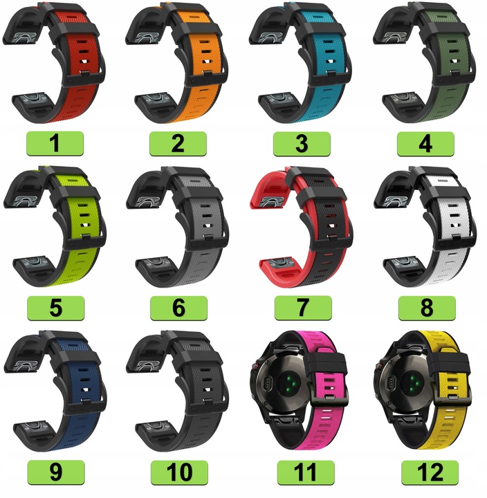 PASEK OPASKA BRANSOLETA QUICKFIT DO GARMIN FENIX 5 6 7 8 47mm PRO SOLAR