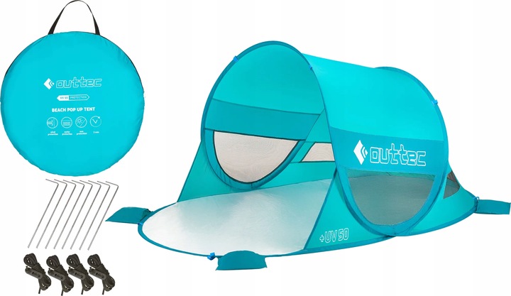 NAMIOT PLAŻOWY SAMOROZKŁADAJĄCY UV50 OUTTEC
