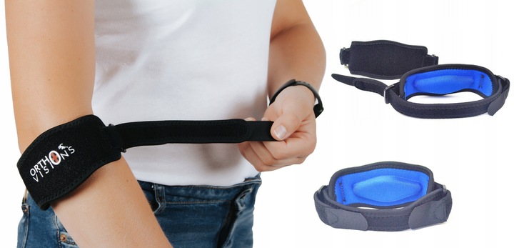 ORTEZA ŁOKCIA STABILIZATOR STAWU ŁOKCIOWEGO OPASKA NA ŁOKIEĆ WSPARCIE BÓL
