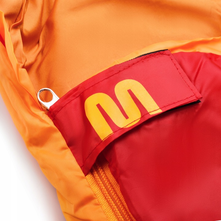 ŚPIWÓR DLA DZIECI Z POKROWCEM METEOR mumia YMER (130+30)x60/40 kompaktowy