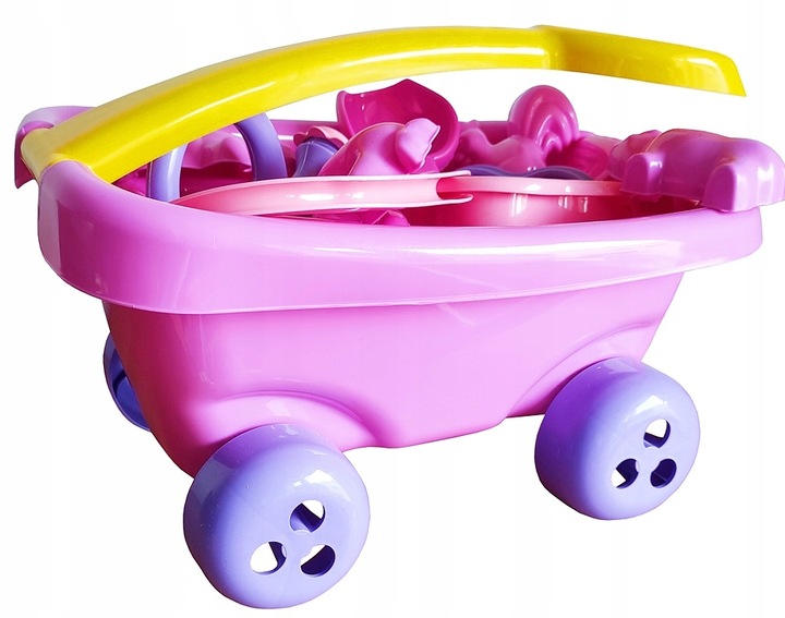 WÓZEK WÓZECZEK TACZKA + FOREMKI DLA MALUSZKA PL DZ