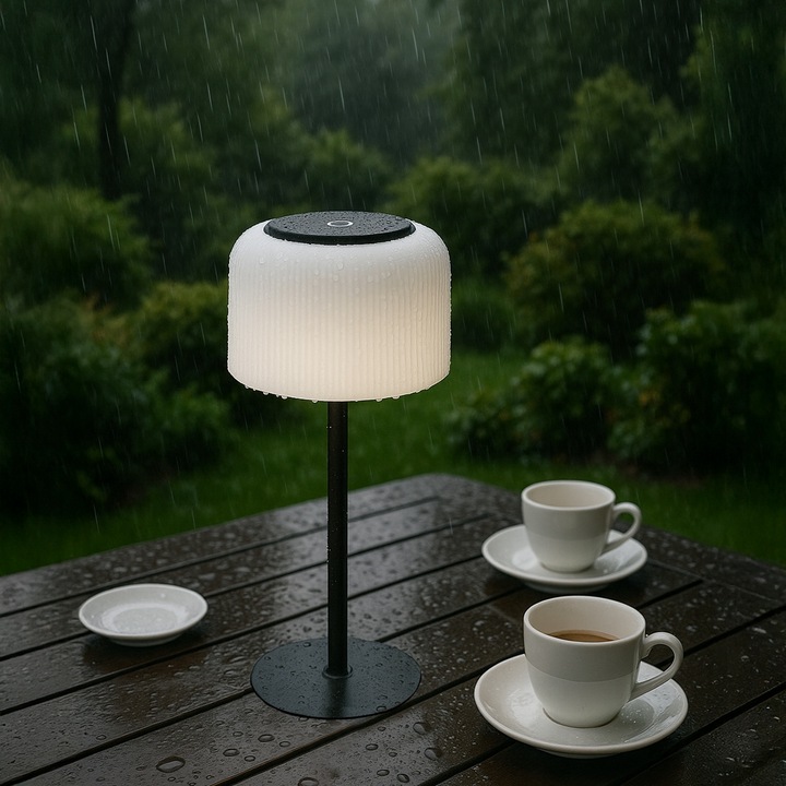 Lampka Na Biurko Stołowa LED Dotyk Akumulatorowa Ściemniacz 3 Barwy