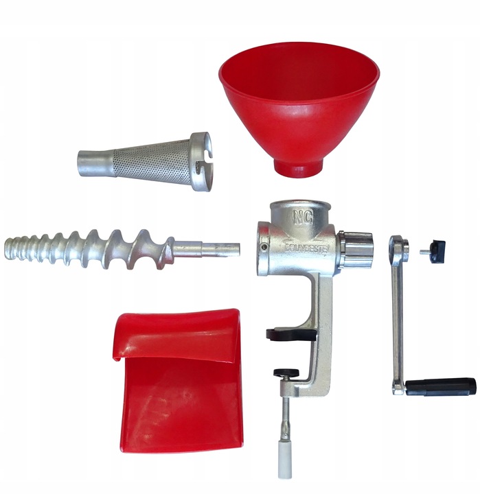 MASZYNKA ŻELIWNA SOLIDNA WYCISKARKA DO PRZECIERANIA POMIDORÓW OWOCÓW MOCNA