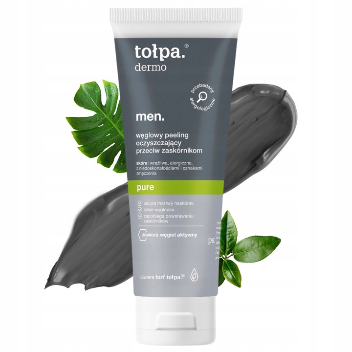 Peeling Węglowy Oczyszczający Przeciw Zaskórnikom dla Mężczyzn 100 ml