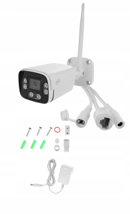 BEZPRZEWODOWA KAMERA WIFI ZEWNĘTRZNA 4Mpx TUBA APLIKACJA TUYA DVS TUBOWA