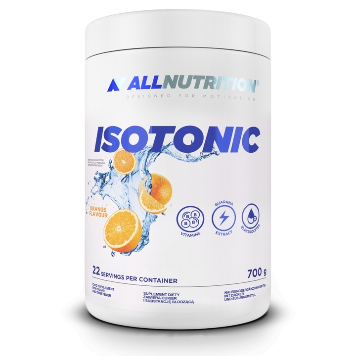 ALLNUTRITION ISOTONIC 700g POMARAŃCZA NAWODNIENIE WĘGLOWODANY ELEKTROLITY