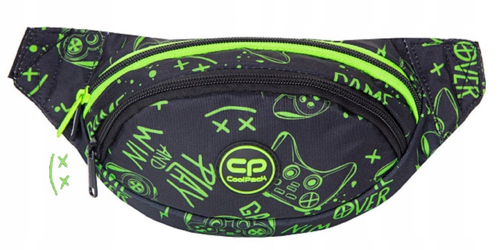 SASZETKA NERKA NA PAS COOLPACK CHŁOPIĘCA DWUKOMOROWA PADY DO GRY PLAY