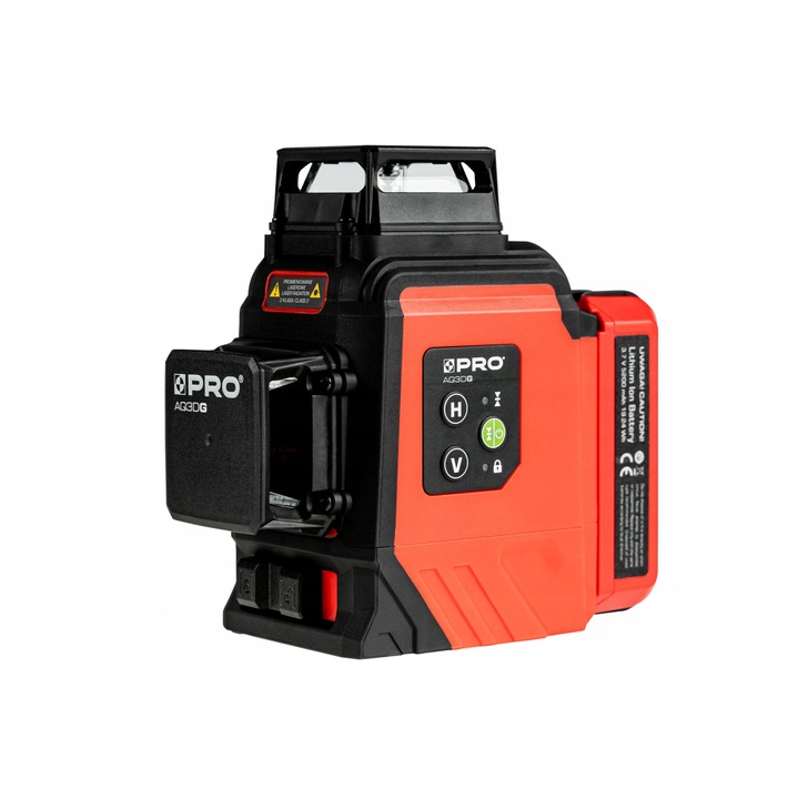 LASER WIELOLINIOWY 360° ZIELONY PRO-AQ3DG ZESTAW