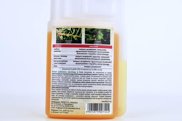 EMULPAR 940 EC ZWALCZA SZKODNIKI TUI I IGLAKÓW TUJA I IGLAKI 250 ml