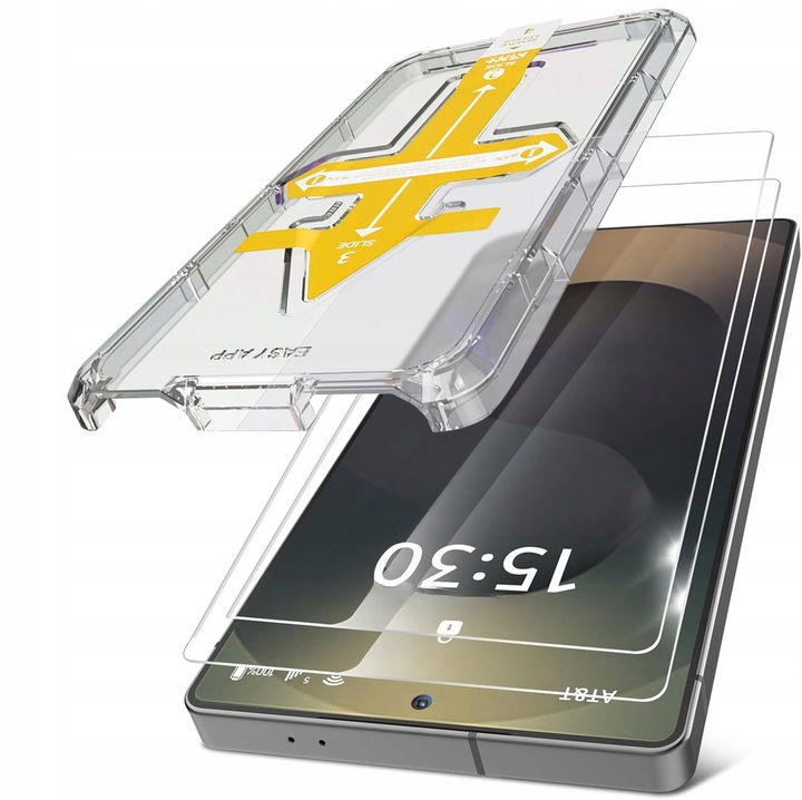 2x Szkło Hartowane 9H do SAMSUNG GALAXY S25 ULTRA z ramką do montażu szybka