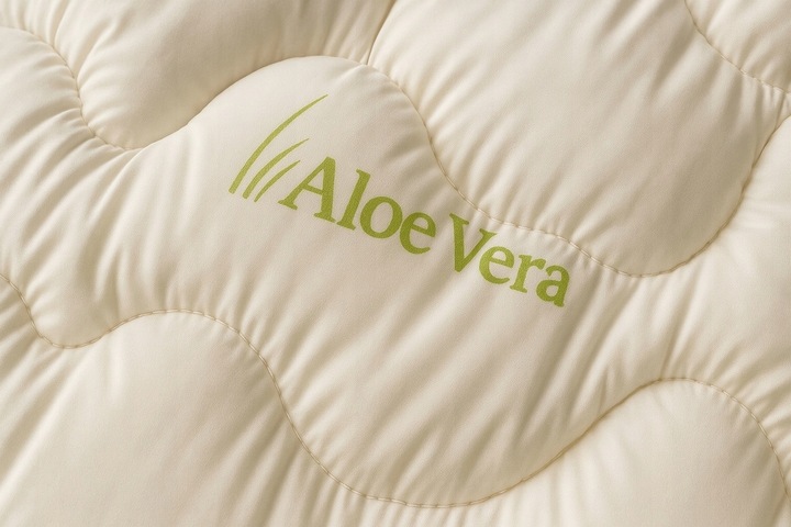 Kołdra Aloe Vera Jesienno-Zimowa Ciepła Puszysta 220x200 Polska Jakość