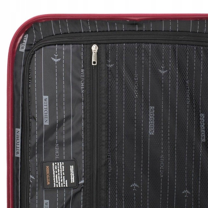 Nowoczesna Mała walizka WITTCHEN 56-3A-311 bordowa