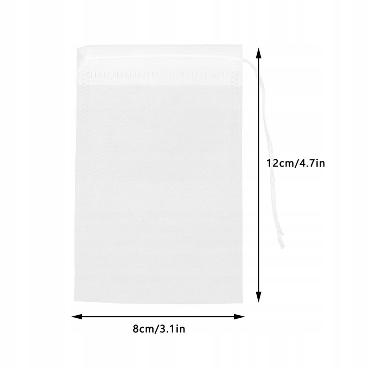 100X WORECZKI TOREBKI FILTR DO PARZENIA HERBATY