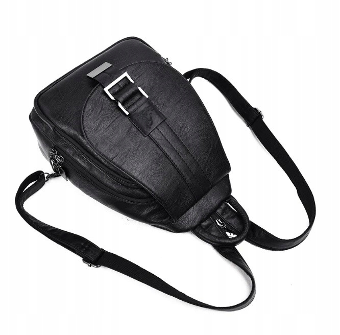 PLECAK DAMSKI PLECACZEK MIEJSKI DO SZKOŁY PRACY EKO SKÓRA VINTAGE TORBA 2W1