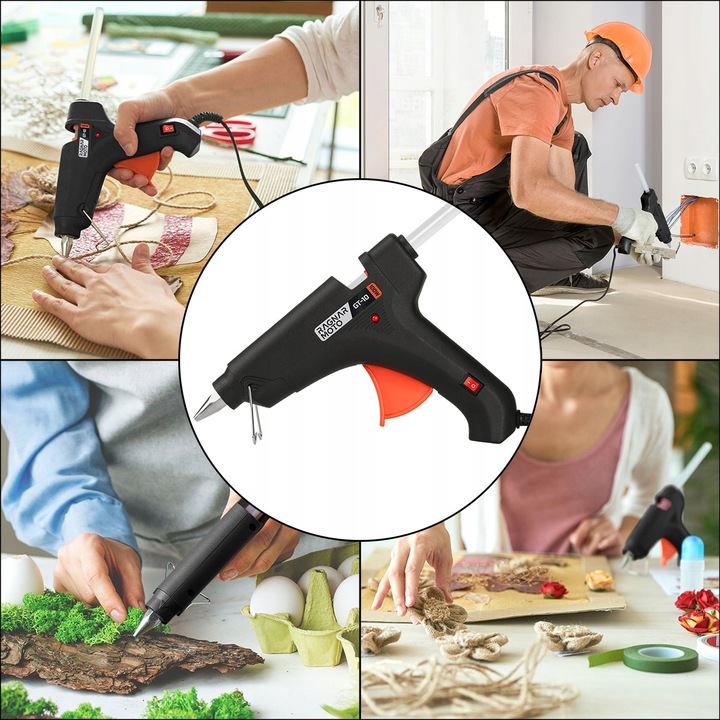 Pistolet do kleju na gorąco 100W 11mm Do Klejenia +5 Wkładów kleju