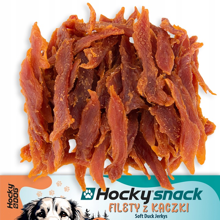 PRZYSMAK DLA PSA BEZZBOŻOWY MIĘKKI FILET Z PIERSI KACZKI 94% HOCKY