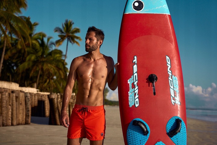 Szorty kąpielowe męskie spodenki sportowe POLSKIE szybkoschnące L