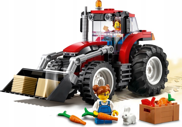 LEGO FARMA 60287 - TRAKTOR Z RUCHOMĄ ŁYŻKĄ CIĄGNIK