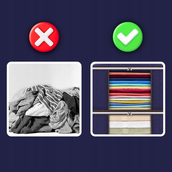 4x ORGANIZER NA UBRANIA POJEMNIK NA POŚCIEL KOŁDRĘ KOCE POKROWIEC XXL