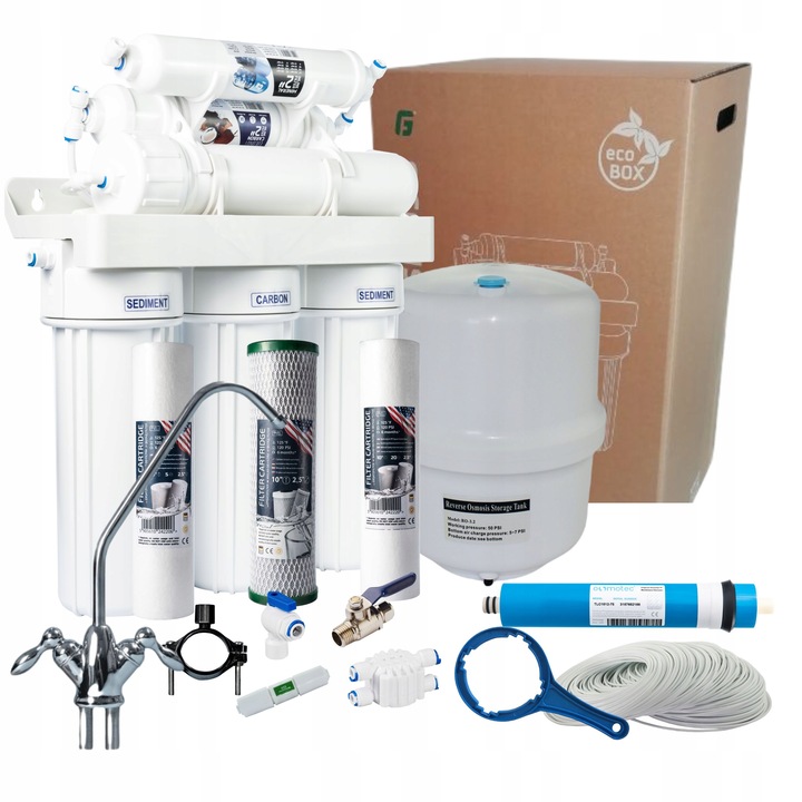 Filtr do wody Green Filter RO6 Odwrócona Osmoza 6 stopni Mineralizator