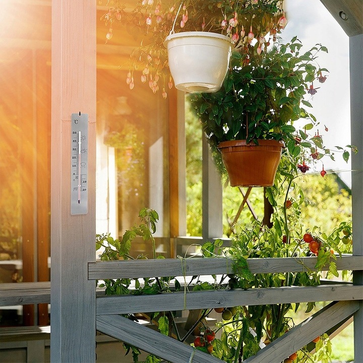 Termometr UNIWERSALNY analogowy zewnętrzny wewnętrzny pokojowy ścienny