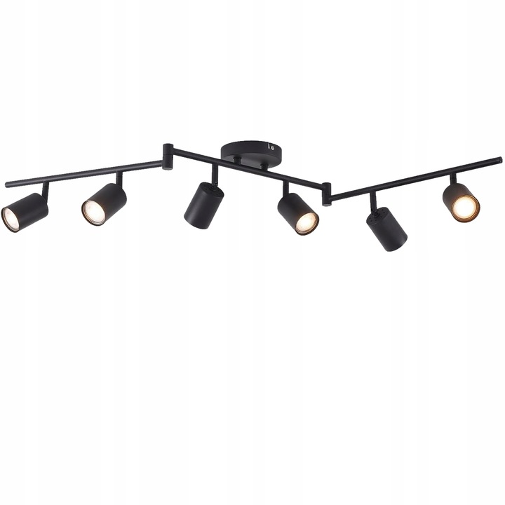 Lampa sufitowa kinkiet spot oprawa halogenowa natynkowa 6x GU10