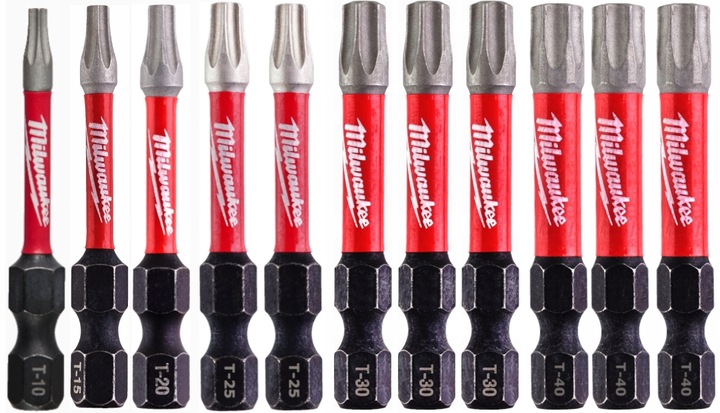 MILWAUKEE Zestaw bitów udarowych 38sztuk PH PZ TX 4932492009