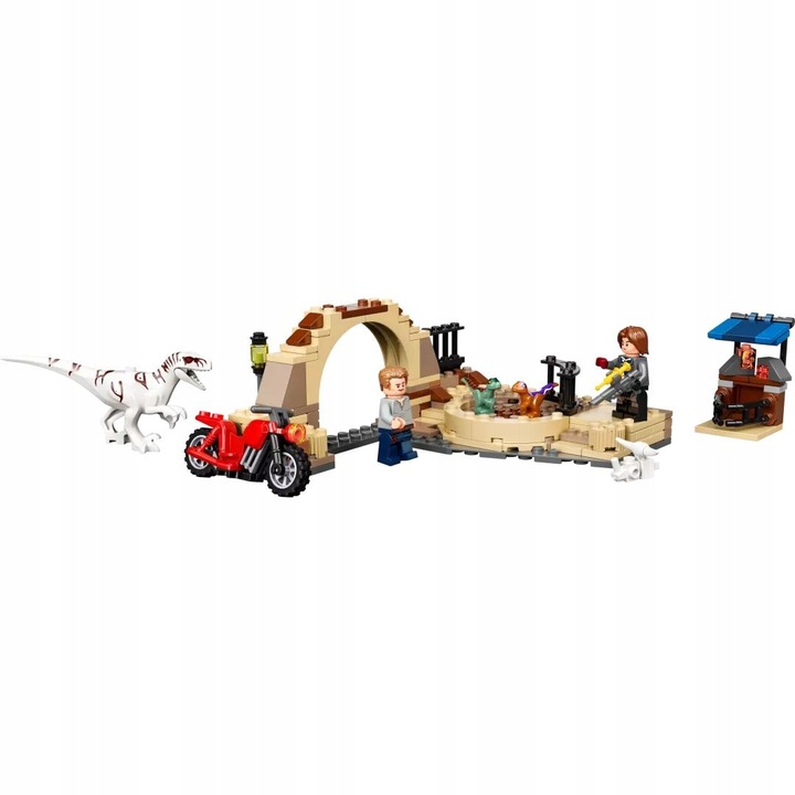 LEGO Dinozaury Jurassic World - Atrociraptor: pościg na motocyklu (76945)