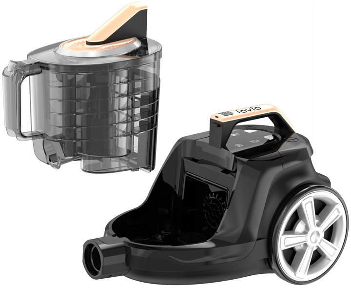 Odkurzacz bezworkowy cyklonowy DOMOWY HEPA CICHY MOCNY 15w1 LOVIO