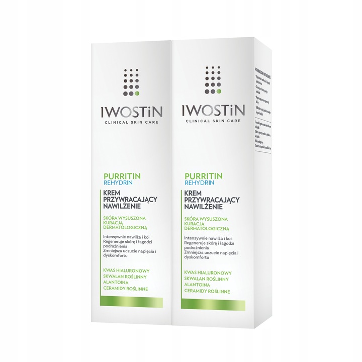 Iwostin Purritin Rehydrin Krem Nawilżający 40ml x2
