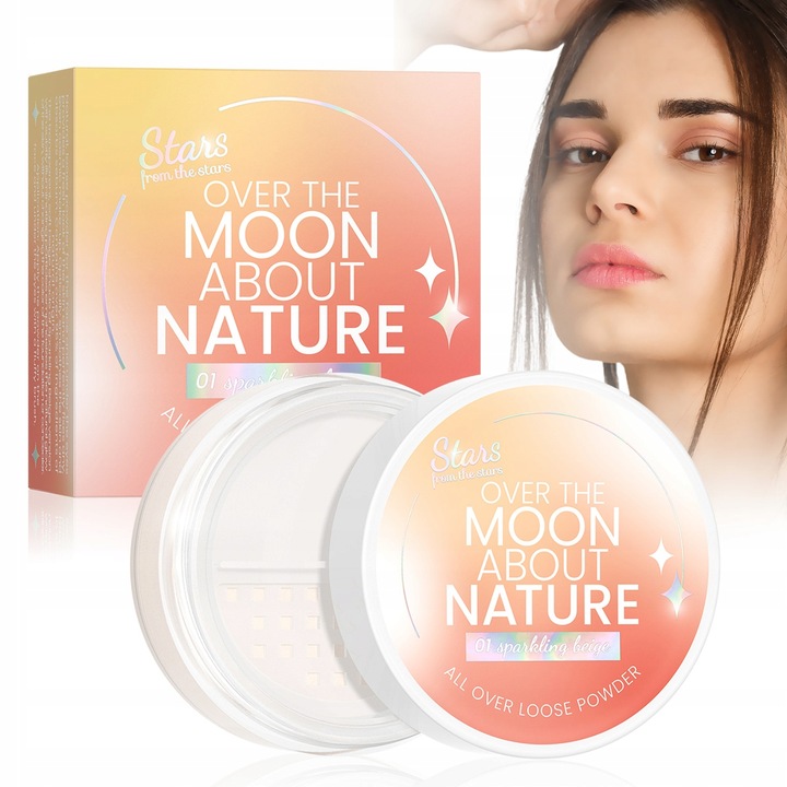 Stars from the stars OVER THE MOON naturalny puder sypki 01 Sparkling Beige