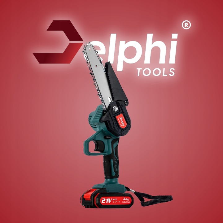 PIŁA ŁAŃCUCHOWA AKUMULATOROWA PILARKA 6" 2x AKUMULATOR 21V 2x Łańcuch