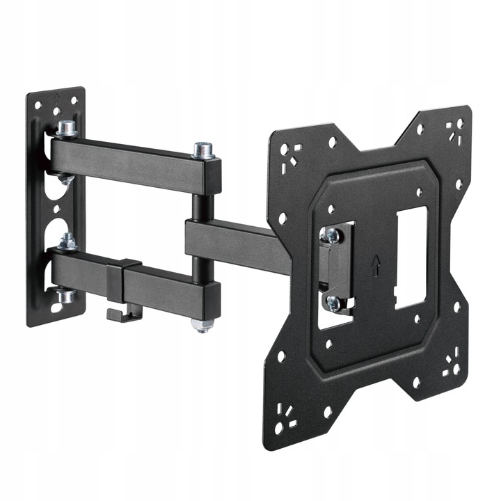 Obrotowy UCHWYT ŚCIENNY do MONITORA i TELEWIZORA na wysięgniku 23-43" 35kg